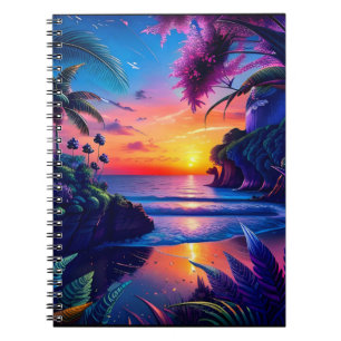 Carnet Imaginaire Tropical Beach Two