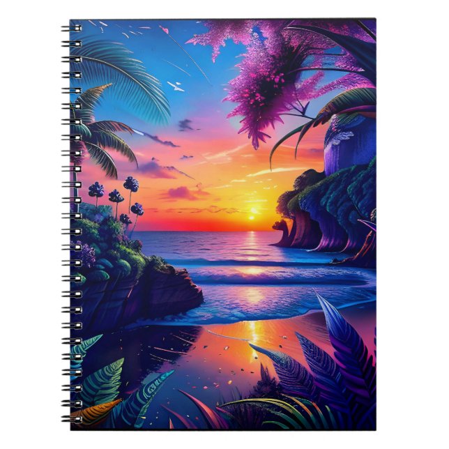 Carnet Imaginaire Tropical Beach Two (Devant)
