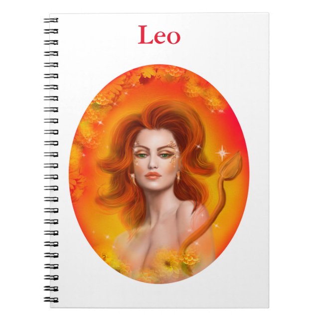 Carnet Imaginaire zodiaque de Leo Horoscope (Devant)