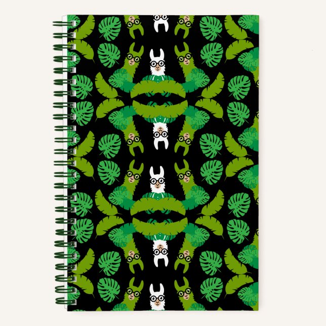 Carnet Impression à thème Llama (Recto)