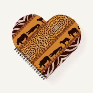 Carnet Impression animale de motif de guépard africain tr