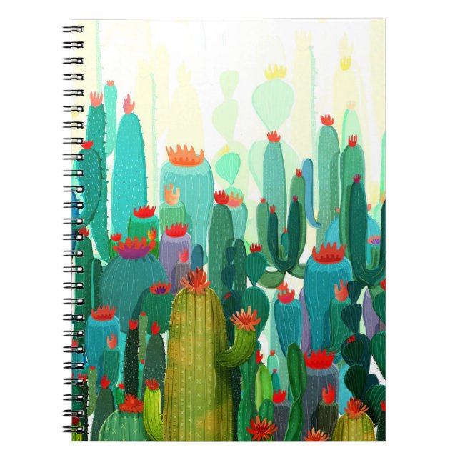 Carnet Impression Cactus | Beaucoup De Cactus (Devant)