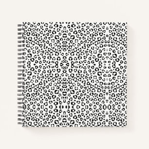 Carnet Impression d'animaux en noir et blanc