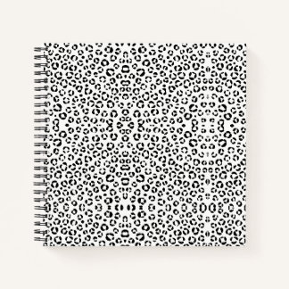 Carnet Impression d'animaux en noir et blanc