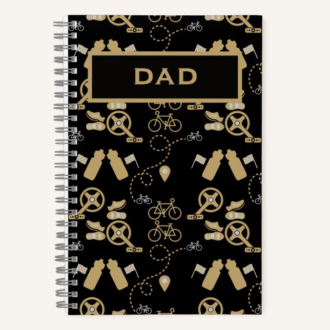 Carnet Impression de cadeau de cyclisme (Recto)