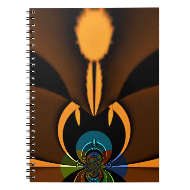 Carnet Impression de contraste de couleur Abstraite (Devant)