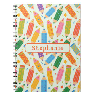 Carnet Impression de crayon personnalisable mignonne