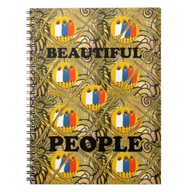 Carnet Impression de design d'art africain ethnique : Bea (Devant)