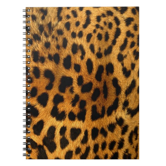 Carnet Impression de fourrure Leopard (Devant)