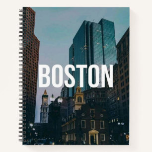 Carnet Impression de la ville de Boston vintage - Archite