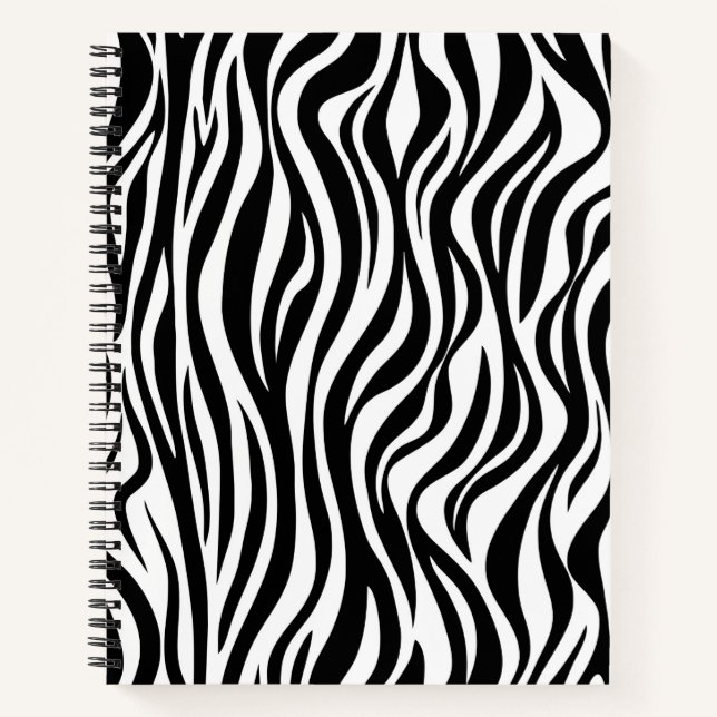 Carnet Impression de peau de zèbre (Devant)