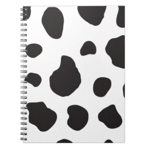 Carnet Impression De Vache, Motif De Vache, Spots De Vach