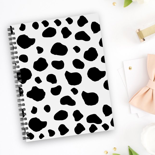 Carnet Impression De Vache, Motif De Vache, Spots De Vach (Créateur téléchargé)