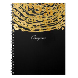Carnet Impression guépard Golden Glam Impression d'animal