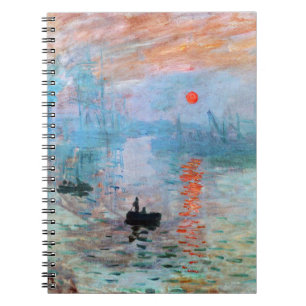 Carnet Impression, lever de soleil par Claude Monet