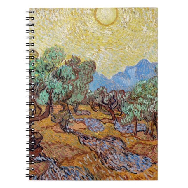 Carnet Impressionnisme Vincent Van Gogh Olive Trees Fameu (Devant)