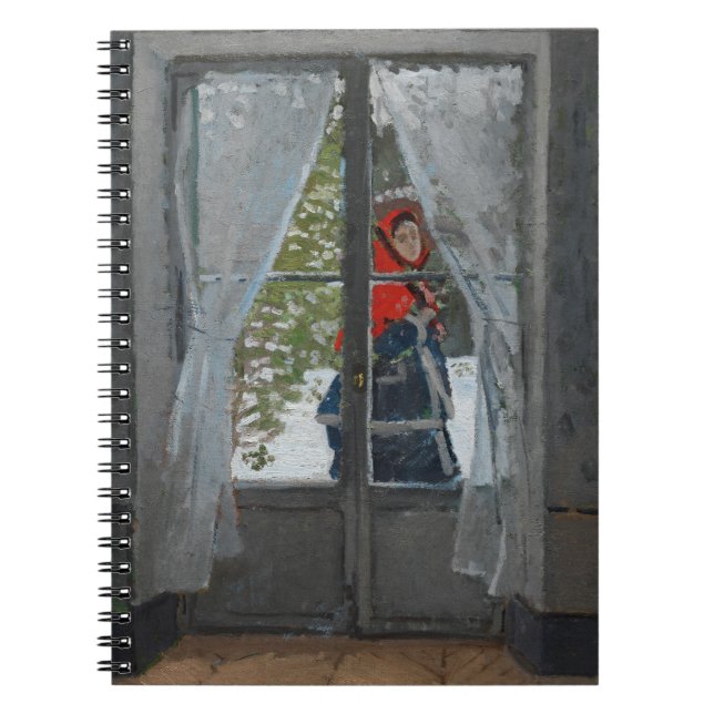 Carnet impressionniste de la fenêtre d'hiver Red H (Devant)