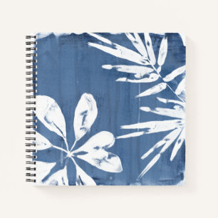 Carnet Impressions tropicales Indigo - Verdure tropicale