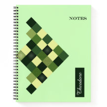 Impressive Green block - Back to School Notebook