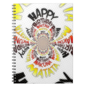 Carnet Imprimer Anniversaire Kaleidoscope