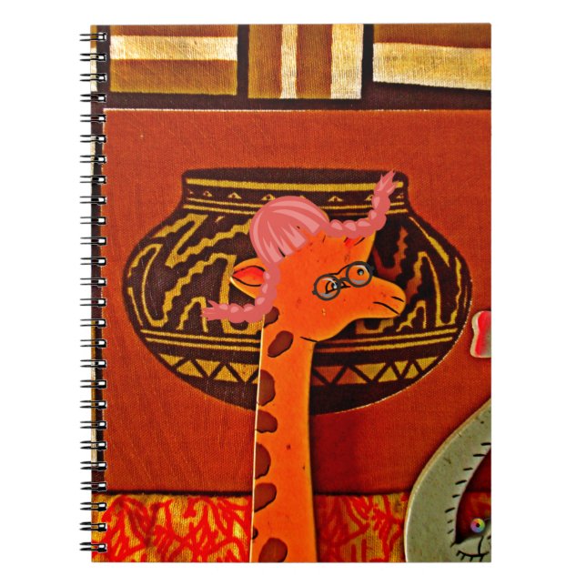 Carnet Imprimer Casquette Giraffe (Devant)