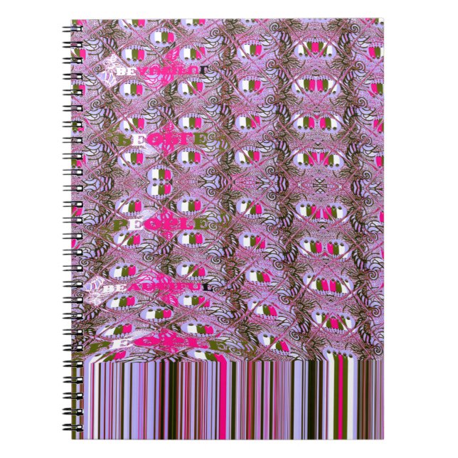 Carnet Imprimer l'art Motif Abstrait dense et complexe (Devant)