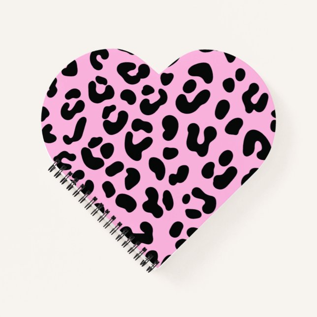 Carnet Imprimer Pastel Pink Cheetah (Devant)