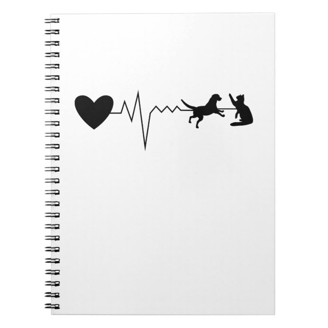 Carnet Impulsion vétérinaire de battement de coeur de (Devant)