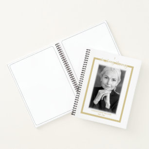 Carnet In Love Memory Golden B&W Photo Service Cher