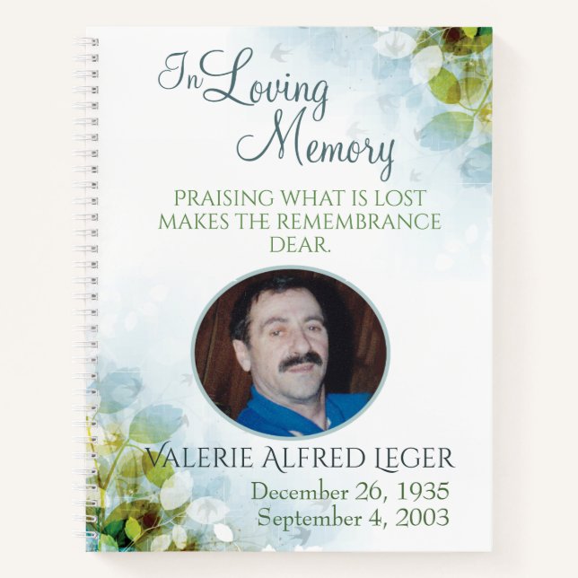 Carnet In Love Memory Memorial Guestbook (Devant)