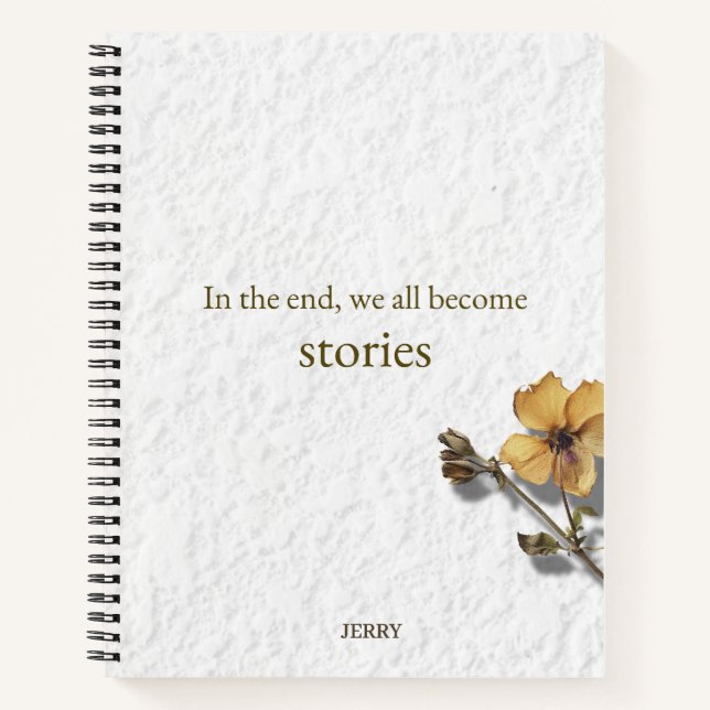 Carnet 'In the End We All Become Stories' (Devant)