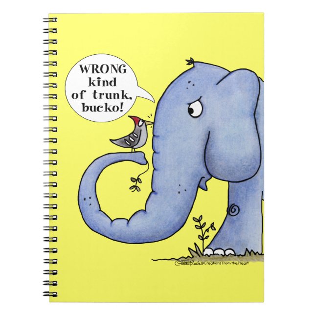 Carnet Incompréhension des éléphants et des pics (Devant)