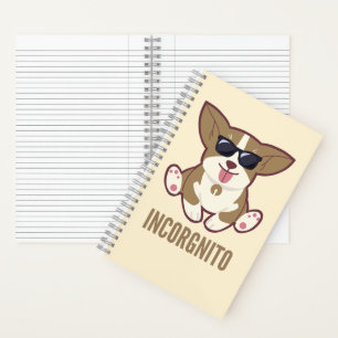Carnet Incorgnito Funny Carlin chien animal de compagnie