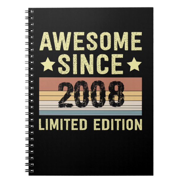 Carnet Incroyable depuis l'anniversaire 2008 (Devant)
