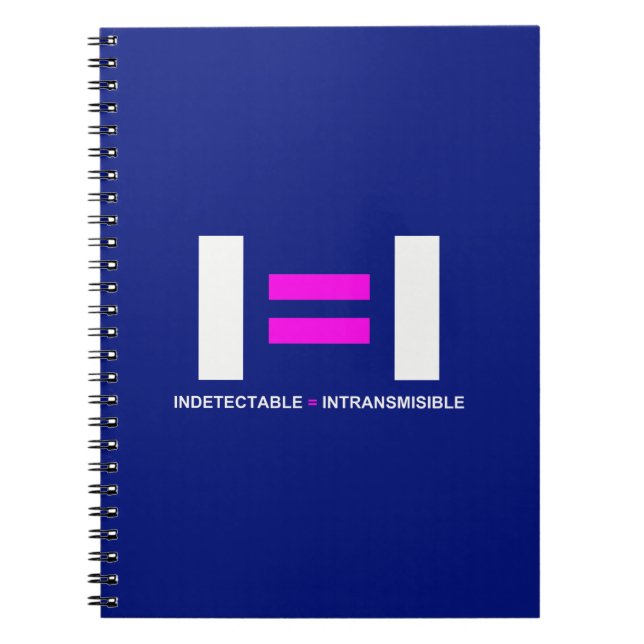 Carnet Indétectable es igual a Intransmisible VIH (Devant)