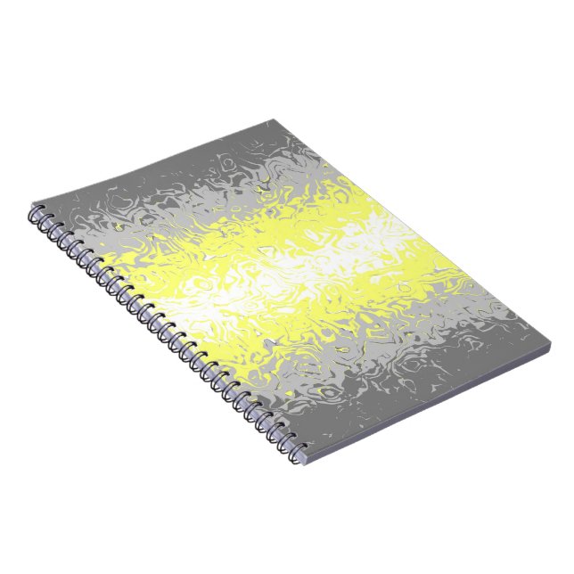 Carnet Indicateur Abstrait de la Fierté Demigender (Côté Droit)