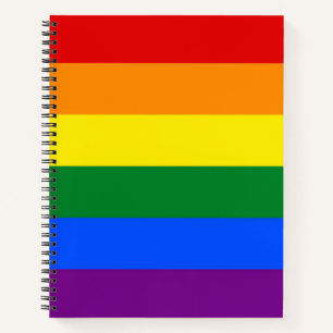 Carnet Indicateur Gay pride arc-en-ciel