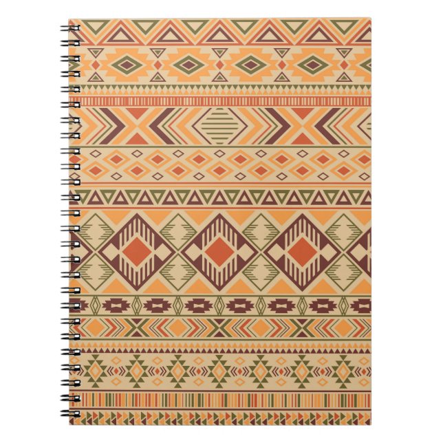 Carnet Indien péruvien : Tribal Geometry Seamless (Devant)