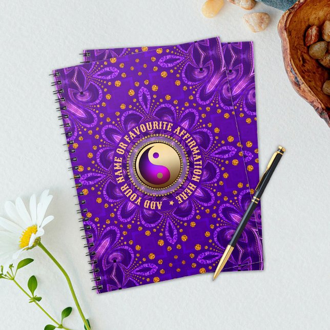 Carnet Indigo Purple Gold Angelic Energy Healing Holistic (Créateur téléchargé)