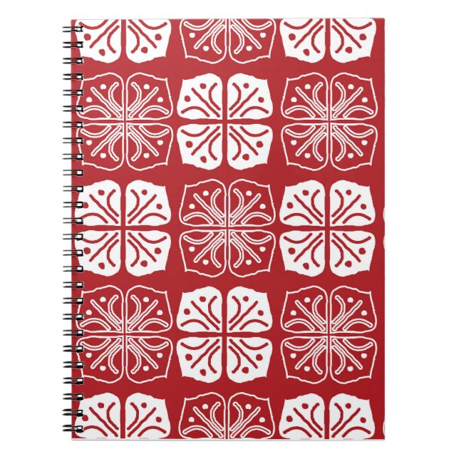 Carnet Indonésien Batik Kawung Gurda Design (Devant)