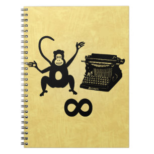Carnet Infinité de la machine à écrire à singe