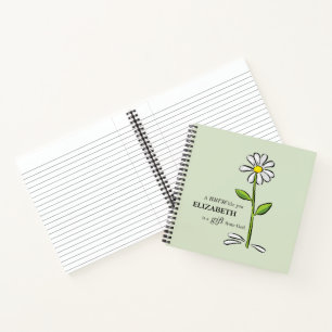 Carnet Infirmière Anniversaire Religieux Vert Fête Person