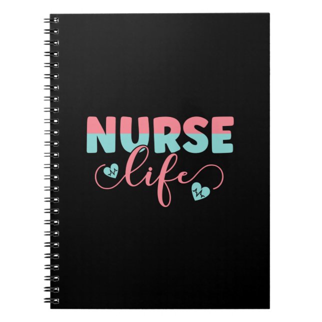 Carnet Infirmière Cadeau Infirmière Vie (Devant)