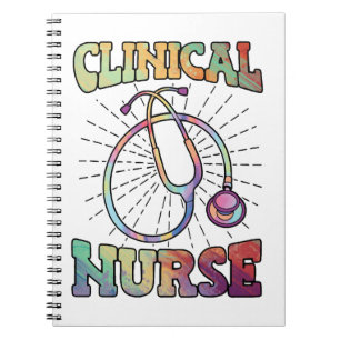 Carnet Infirmière clinique Stéthoscope Décor Infirmière n
