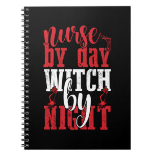 Carnet Infirmière d'Halloween par sorcière de jour par nu