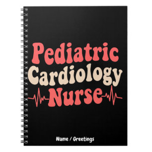 Carnet Infirmière en cardiologie pédiatrique rétro Groovy