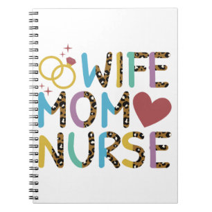 Carnet Infirmière maman femme amour