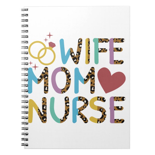 Carnet Infirmière maman femme amour (Devant)