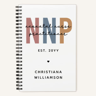 Carnet Infirmière néonatale NNP Retro personnalisée