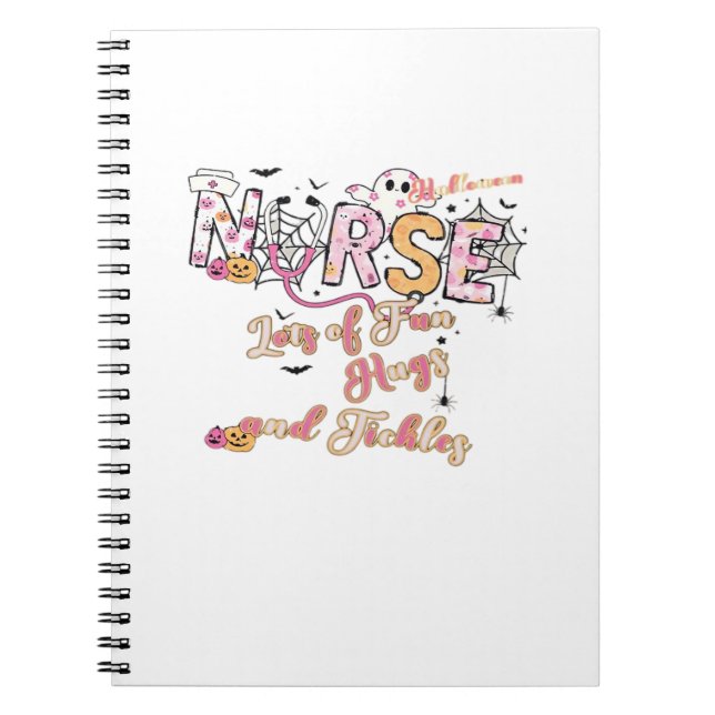 Carnet Infirmière pédiatrique Fun Halloween Design T esse (Devant)
